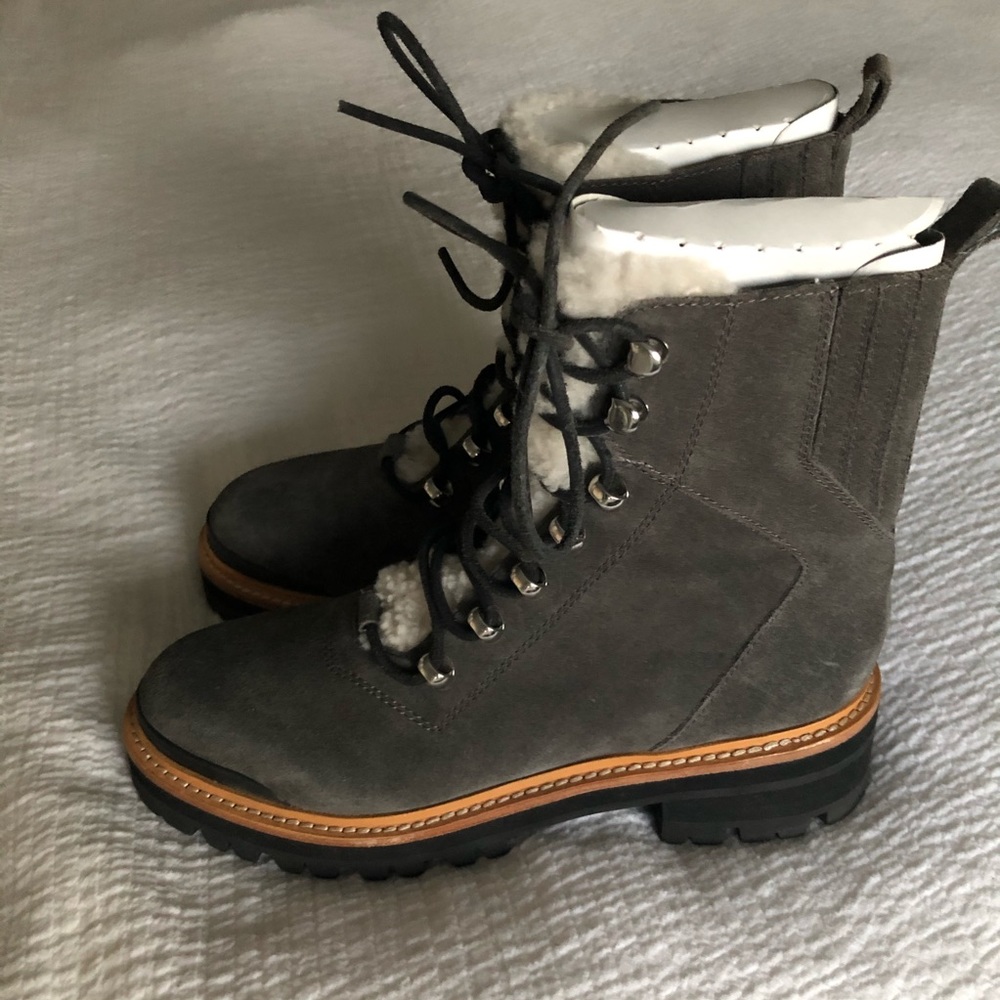❌❌SOLD❌❌🆕Marc Fisher 6.5 GREY Izzie Hiking Boots - Picture 13 of 16